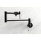 Kingston Brass KS4100CKL Kaiser Wall Mount Pot Filler Faucet, Matte Black KS4100CKL - alternate 2